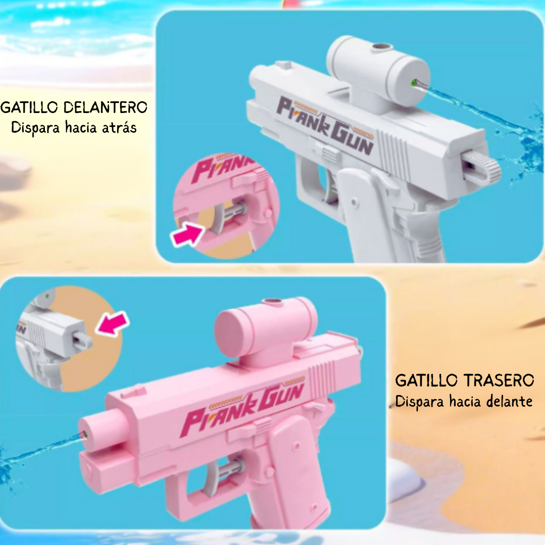 Pistola de agua de doble sentido